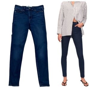 Abercrombie & Fitch High Rise Super Skinny Jeans - Indigo Size 6S